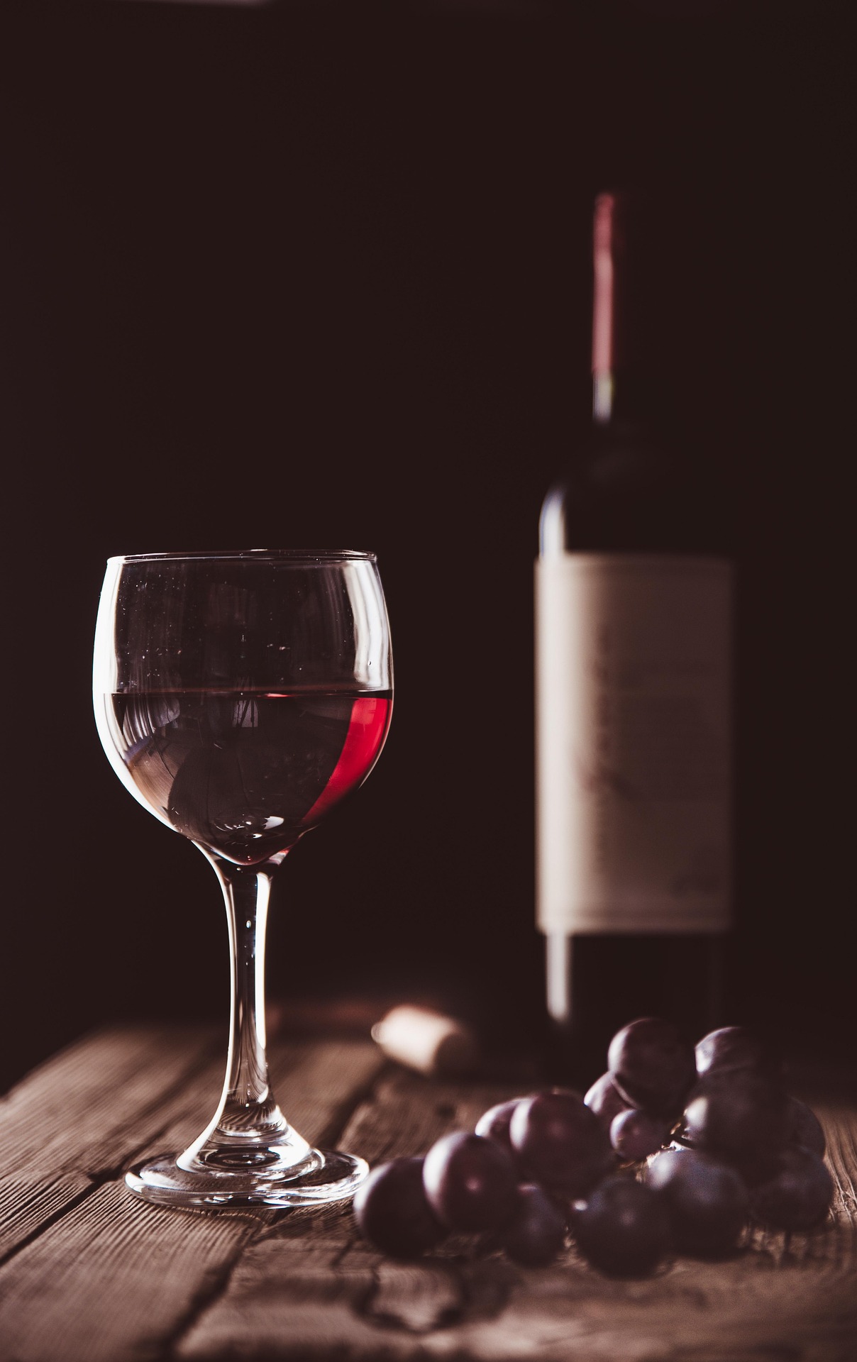 Foto de vinho com taça
